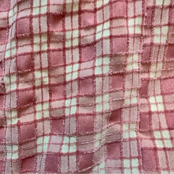 Free People Olivia Gingham Print Blazer Vintage Style Sold Out Online Sz XSmall - Picture 8 of 15